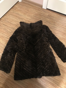 Шуба из меха норки р.M (2 фото из 3)