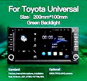 1-2 DIN Мультимедийная Android 12 -13 -14-15 WI - FI CARPLAY (9 фото из 10)