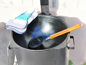 Korstnaga pliit+pada(10L)+skimmer 40 cm(+kulp 40 cm (5 foto / 9)