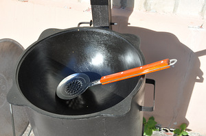 Korstnaga pliit+pada(10L)+skimmer 40 cm(+kulp 40 cm (6 foto / 9)