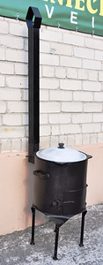 Korstnaga pliit+pada(10L)+skimmer 40 cm(+kulp 40 cm (7 foto / 9)