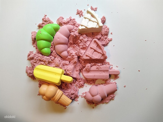 Kineetiline liiv 1 kg, erinevad värvid