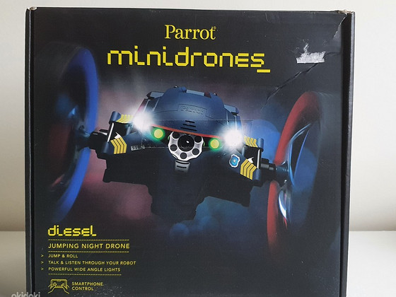 Parrot jumping minidrone night diesel