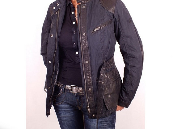 Uus!Trapper Queens Leder / Nylon jope,suuru EU 44/46