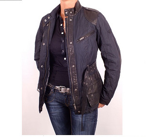 Uus!Trapper Queens Leder / Nylon jope,suuru EU 44/46 (1 foto / 8)