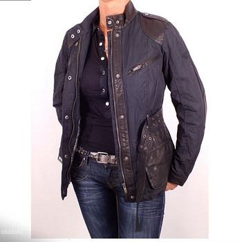 Uus!Trapper Queens Leder / Nylon jope,suuru EU 44/46