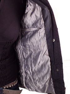 Uus!Trapper Queens Leder / Nylon jope,suuru EU 44/46 (8 foto / 8)
