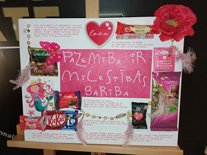 Saldā glezna Pazemība ir Mīlestības barība (1 foto no 3)