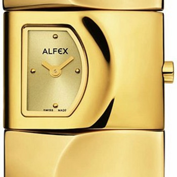 Alfex Naiste kellad Analogue Quartz Golden Stainless
