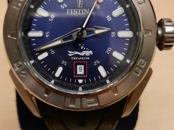 Мужские дайверские часы Festina(швейцария)