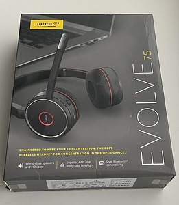 Jabra Evolve 75 Black/ Red (1 фото из 4)