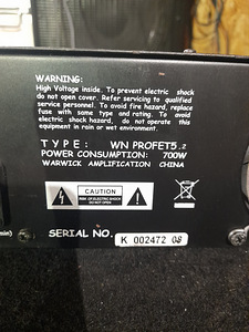 Müüa võimendi warvick pro fet 5.2 (3 foto / 4)