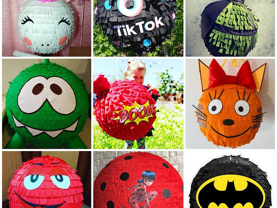 Eritellimusel valmistatud piñatas