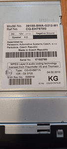 Magnetofon Honda CR-V 3 (1 foto / 3)