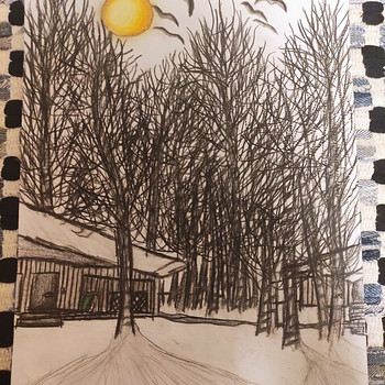 Рисунок зимы
