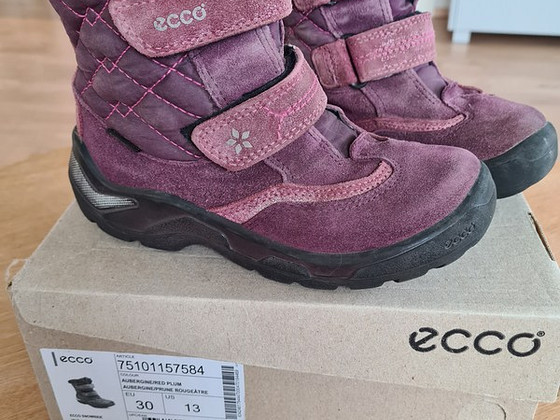 Ecco зимние сапоги/ботинки р. 30