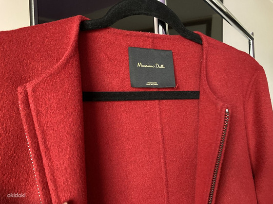 Шерстяное пальто Massimo Dutti