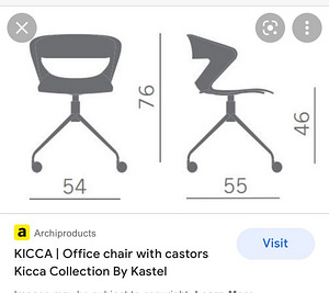 Kontori tool Kartel Kicca (1 foto / 2)