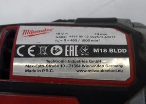 Akutrell Milwaukee M18 BLDD + 5.0Ah 18 V (ilma laadijata) (4 foto / 6)