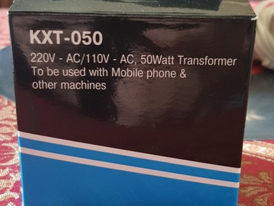 Trafo Eleca KXT-050 (50 Вт) langeva trafo 220v to110