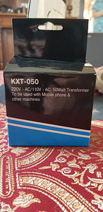 Trafo Eleca KXT-050 (50 Вт) langeva trafo 220v to110 (1 фото из 3)