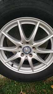 Оригинальные диски MB W166 +шины Michelin M+S 235/65 R17 (1 фото из 5)