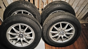 Оригинальные диски MB W166 +шины Michelin M+S 235/65 R17 (3 фото из 5)