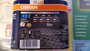 Autopirn Osram H16 12v 19W kollane valgus Fog Breaker (3 foto / 3)