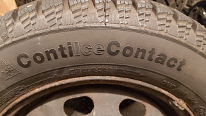 Шипованная зимняя резина на дисках, Continental, 195/65 R15 (3 фото из 7)