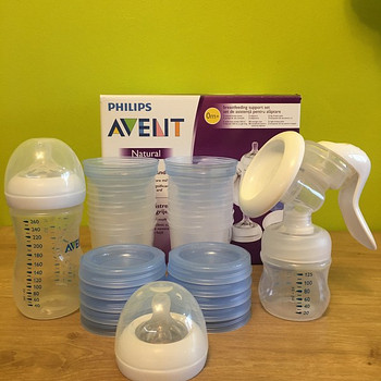 Philips Avent rinnapump koos pudeliga / rinnapump