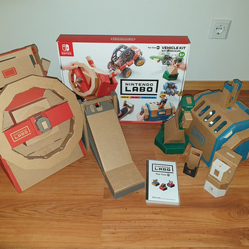 Nintendo Labo Masinate ehituskomplekt.