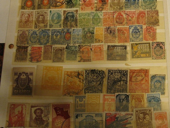 Марки царской России, РСФСР, СССР 20-30х годов