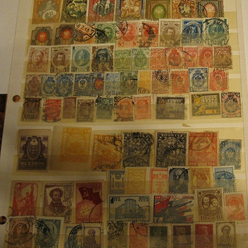 Марки царской России, РСФСР, СССР 20-30х годов