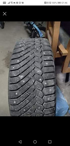 Continental talverehvid 16" + plekkvelg koos ilukilbiga (3 foto / 3)