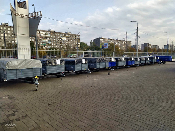 Причепи легкові посилені Кремень+КРД