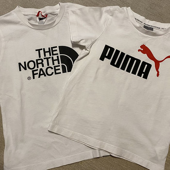 Новые футболки The north face Puma 4years