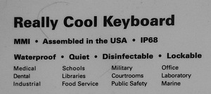 Waterproof Keyboard USB - Medical, labor, dental (4 foto / 4)
