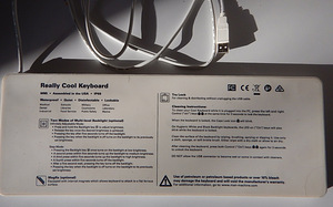 Waterproof Keyboard USB - Medical, labor, dental (3 foto / 4)