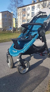 Baby jogger City Mini 4 wheel jalutuskäru, kergkäru + lisad! (2 foto / 8)