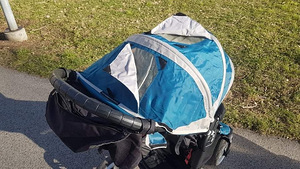 Baby jogger City Mini 4 wheel jalutuskäru, kergkäru + lisad! (5 foto / 8)