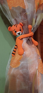 Amigurumi - tiigripoeg,hoidik kardinate jaoks lastetuppa (2 foto / 2)