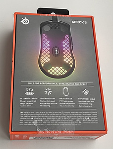 SteelSeries Aerox 3 Wired Optical Mouse , Black (2 foto / 4)
