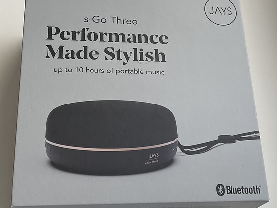 Jays s-Go Three Bluetooth speaker Graphite Black