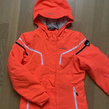 Tüdrukute neoonoranž Icepeak suusajope 152