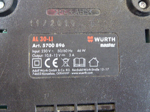 Аккумуляторный шуруповерт Würth ASS 12-A + 2.0Ач + зарядка (9 фото из 9)