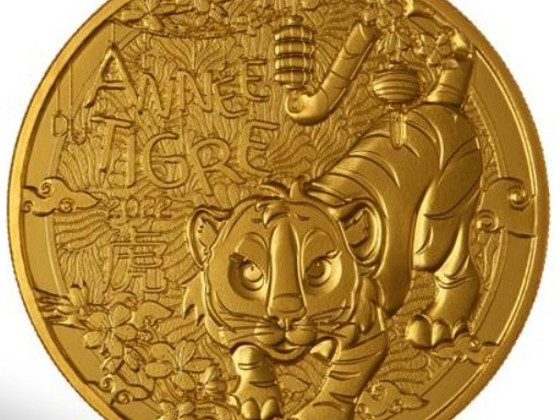 FRANCE 1/4 EURO 2021 - YEAR OF THE TIGER CHILD'S