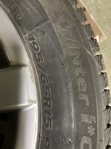 195 / 65r15 ламели hankook с колесами vw (3 фото из 4)