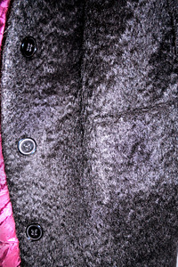 Bastion karvane must mantel kapuutsiga (44-46/ 2XL) (6 foto / 9)