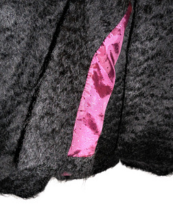 Bastion karvane must mantel kapuutsiga (44-46/ 2XL) (7 foto / 9)