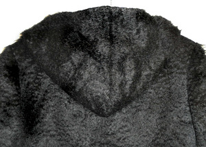 Bastion karvane must mantel kapuutsiga (44-46/ 2XL) (8 foto / 9)